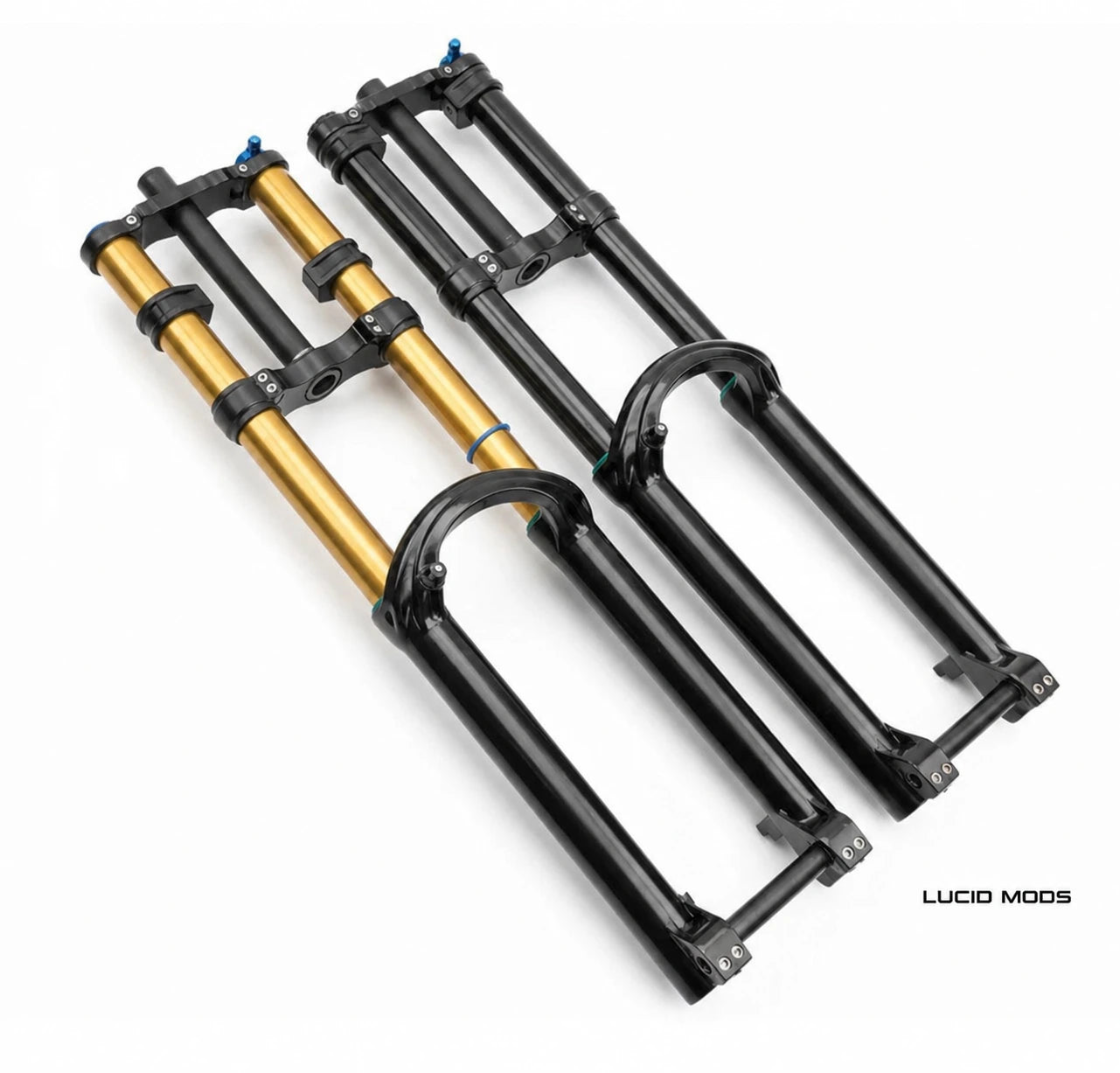 Dual-Crown Inverted Fork Assembly